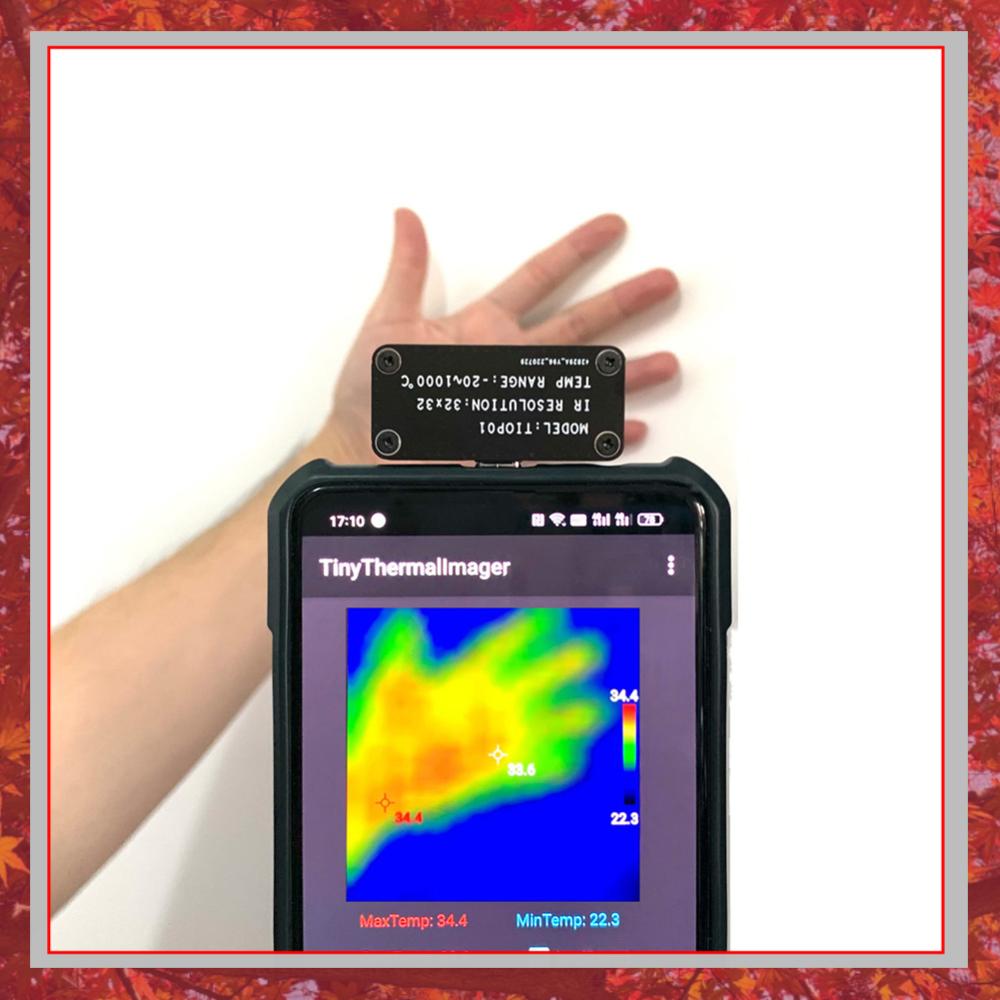 Tiop01 Thermal Camera - TIOP01 Kamera termowizyjna 32x32 z noktowizorem