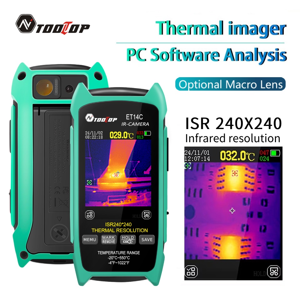 TOOLTOP ET14C 2,8-calowa kamer – Nf 521 Thermal Imaging Camera recenzja i cena